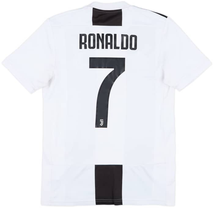 2018-19 Juventus Home Shirt Ronaldo #7 - 4/10 - (S)