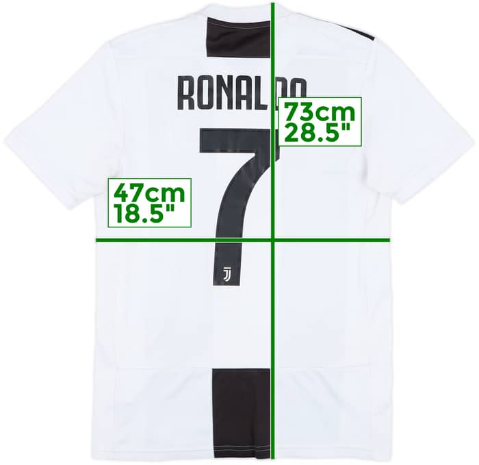 2018-19 Juventus Home Shirt Ronaldo #7 - 4/10 - (S)