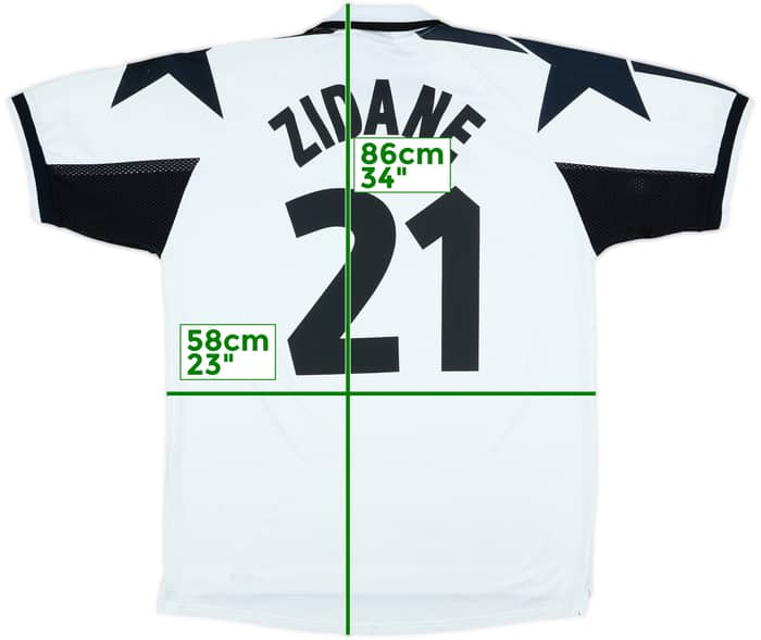 1998-99 Juventus Away Shirt Zidane #21 - 6/10 - (XL)