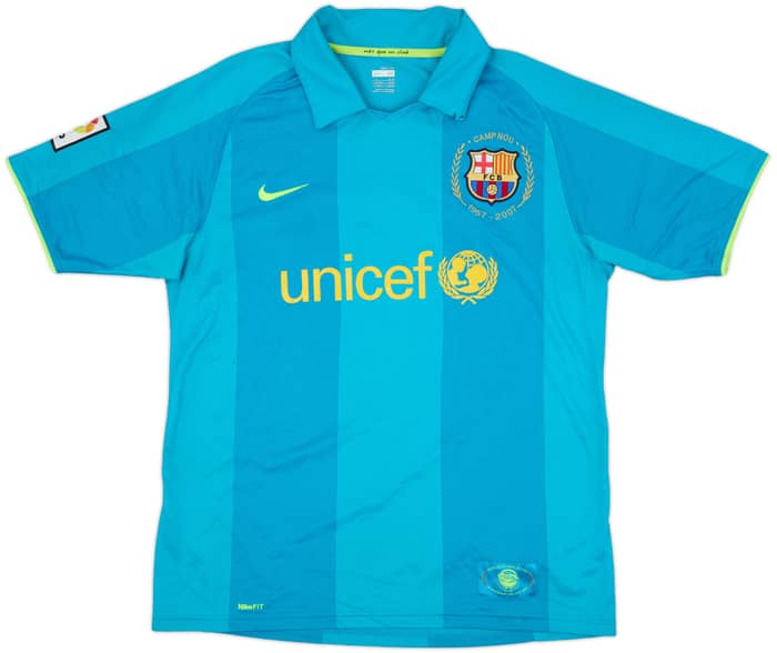 2007-09 Barcelona Away Shirt Ronaldinho #10 - 8/10 - (M)