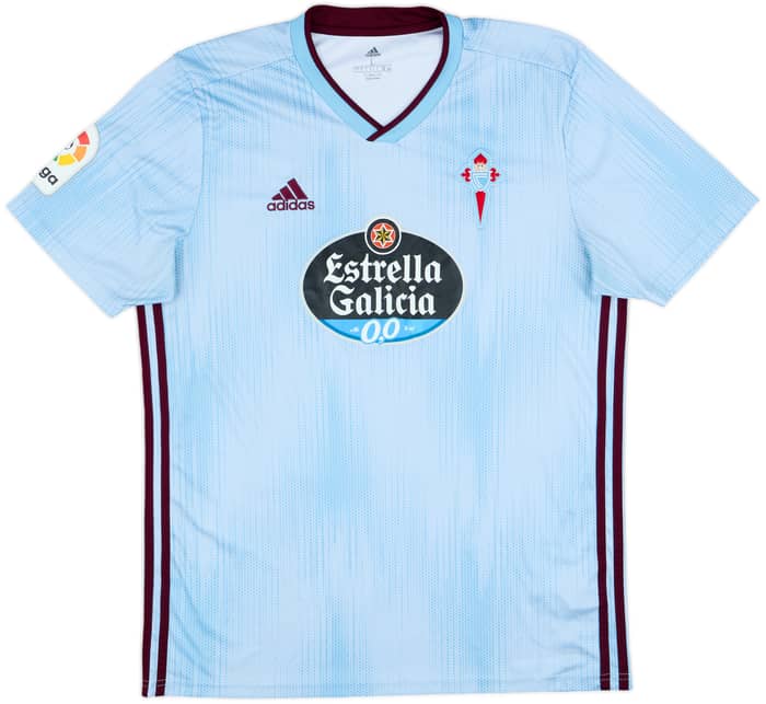 2019-20 Celta Vigo Home Shirt Iago Aspas #10 - 4/10 - (L)