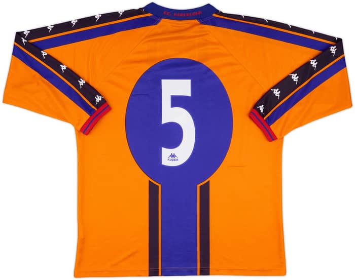 1997-98 Barcelona Handball Player Issue Away L/S Shirt #5 - 5/10 - (XL)