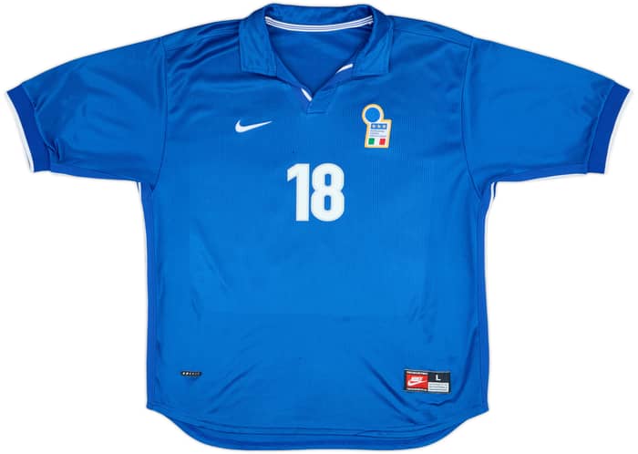 1997-98 Italy Home Shirt Baggio #18 - 6/10 - (L)