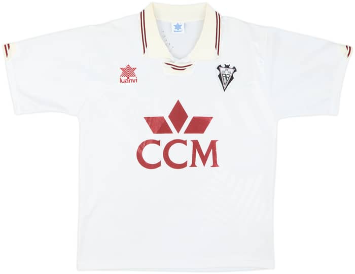 1995-96 Albacete Signed Home Shirt - 8/10 - (L)