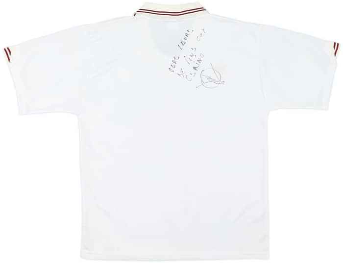 1995-96 Albacete Signed Home Shirt - 8/10 - (L)