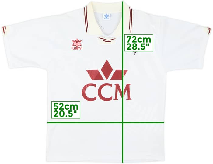 1995-96 Albacete Signed Home Shirt - 8/10 - (L)