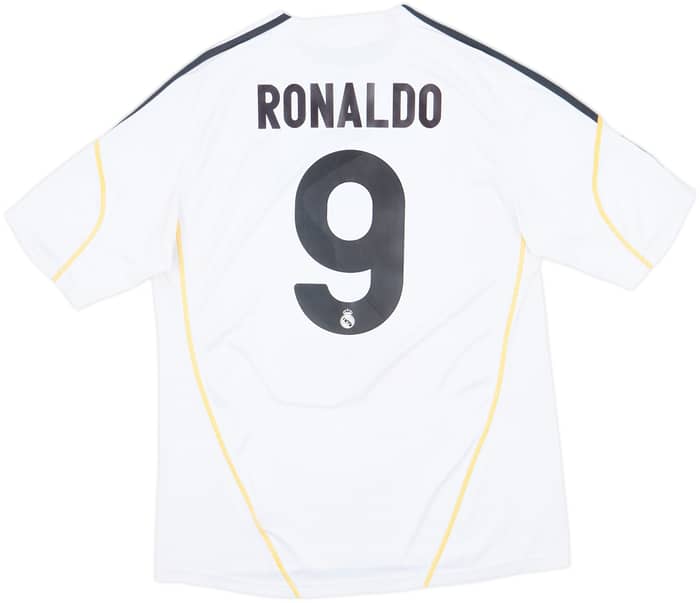 2009-10 Real Madrid Home Shirt Ronaldo #9 - 6/10 - (L)