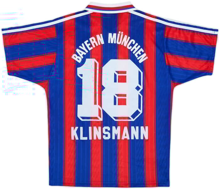 1995-97 Bayern Munich Home Shirt Klinsmann #18 - 7/10 - (S)