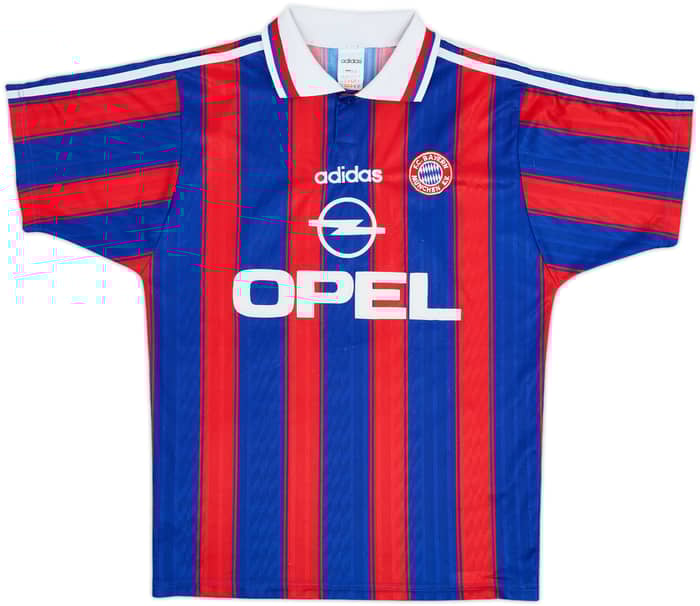 1995-97 Bayern Munich Home Shirt Klinsmann #18 - 7/10 - (S)