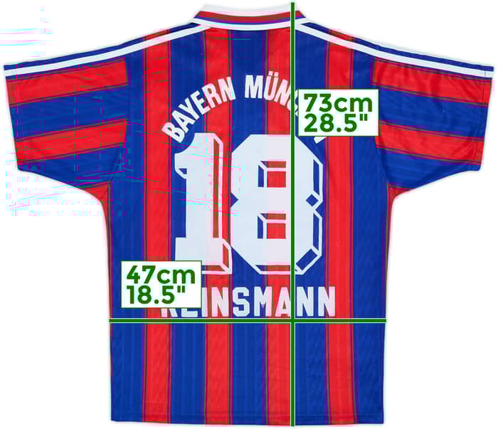 1995-97 Bayern Munich Home Shirt Klinsmann #18 - 7/10 - (S)