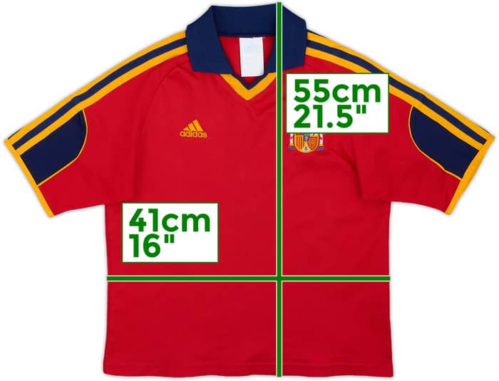1999-02 Spain Home Shirt - 8/10 - (M.Boys)