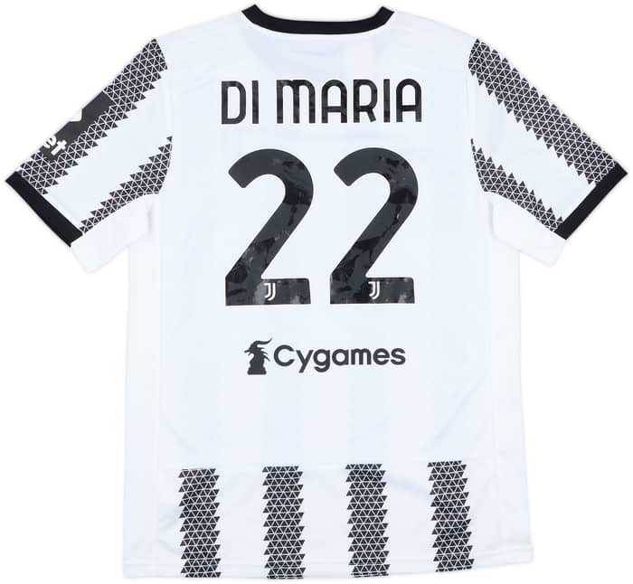 2022-23 Juventus Home Shirt Di Maria #22 - 10/10 - (XL.Boys)
