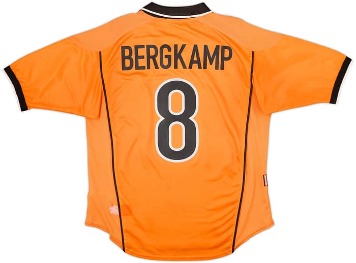 1998-00 Netherlands Home Shirt Bergkamp #8 - 5/10 - (L)