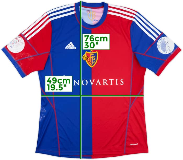 2013-14 FC Basel Home Shirt - 4/10 - (L)
