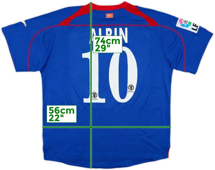 2008-09 Getafe Home Shirt Albin #10 - 8/10 - (XXL)