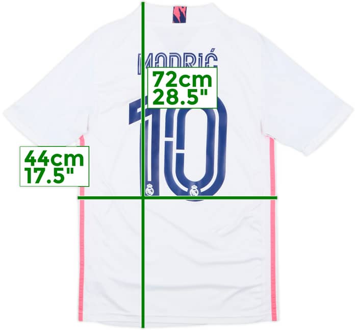 2020-21 Real Madrid Home Shirt Modric #10 - 9/10 - (S)