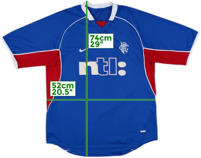 2001-02 Rangers Home Shirt - 7/10 - (S)