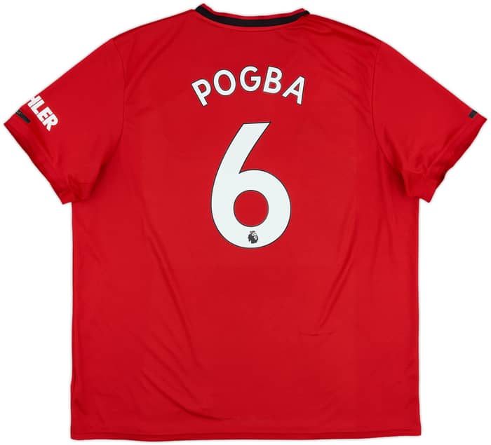 2019-20 Manchester United Home Shirt Pogba #6 - 6/10 - (XXL)