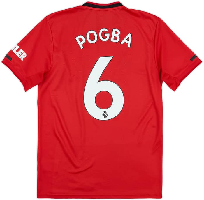 2019-20 Manchester United Home Shirt Pogba #6 - 7/10 - (S)