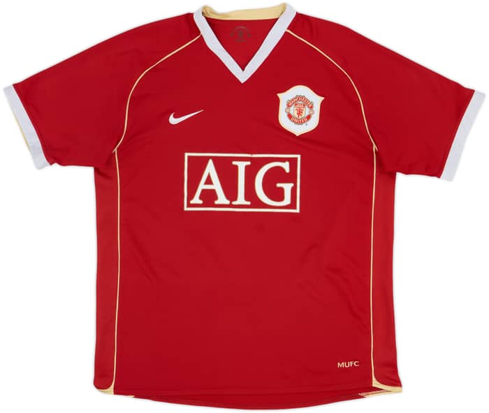 2006-07 Manchester United Home Shirt Ronaldo #7 - 7/10 - (L)