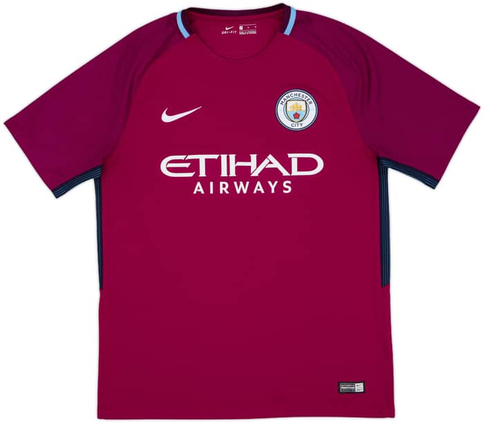 2017-18 Manchester City Away Shirt Kun Aguero #10 - 10/10 - (M)