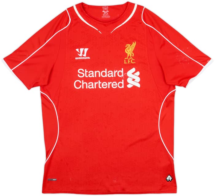 2014-15 Liverpool Home Shirt Gerrard #8 - 5/10 - (M)