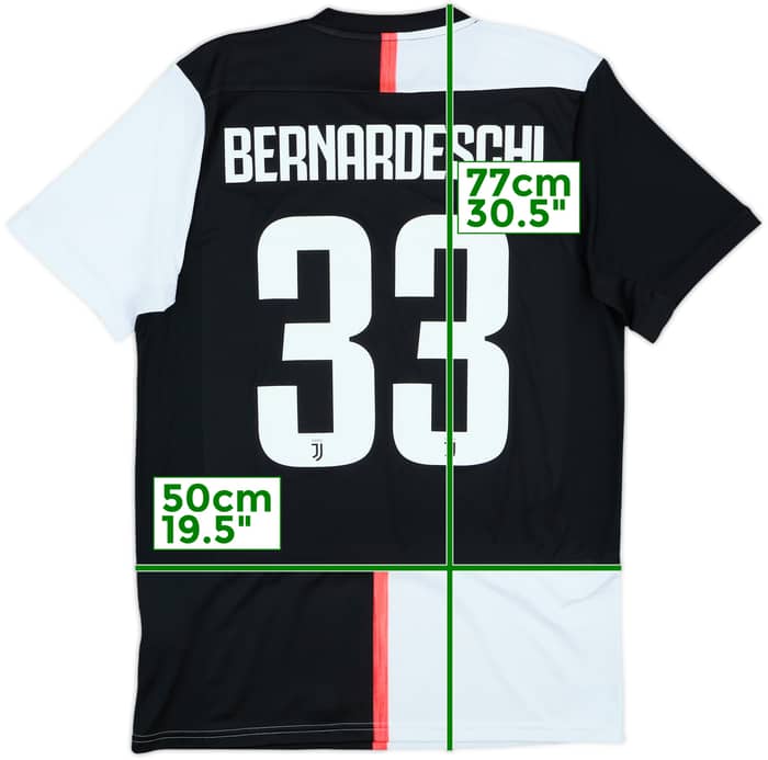 2019-20 Juventus Home Shirt Bernardeschi#33 - 7/10 - (M)