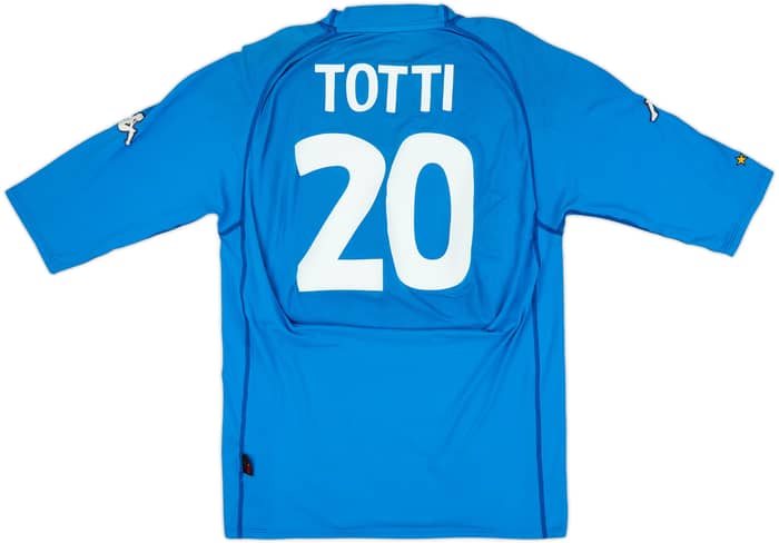 2000-01 Italy Home Shirt Totti #20 - 7/10 - (XXL)