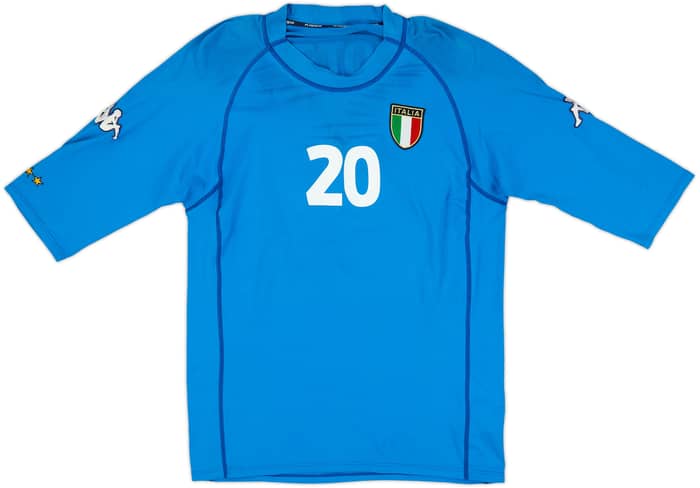 2000-01 Italy Home Shirt Totti #20 - 7/10 - (XXL)