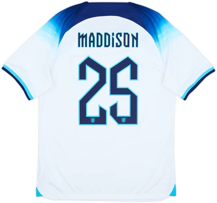 2022-23 England Home Shirt Maddison #25 - 8/10 - (M)