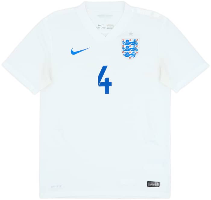 2014-15 England Home Shirt Gerrard #4 - 6/10 - (S)
