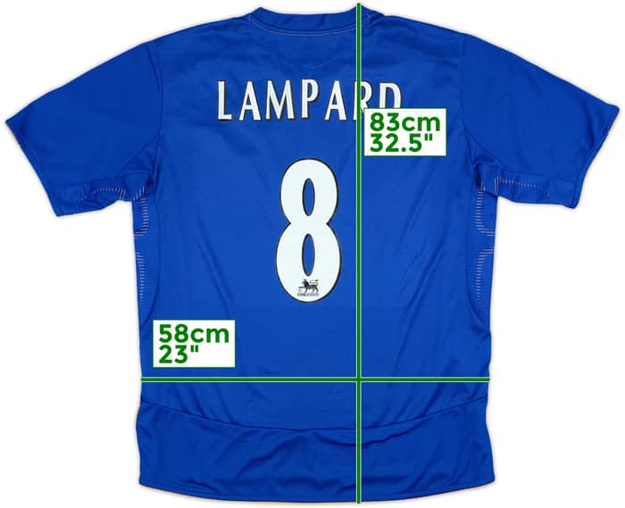 2005-06 Chelsea Centenary Home Shirt Lampard #8 - 8/10 - (L)