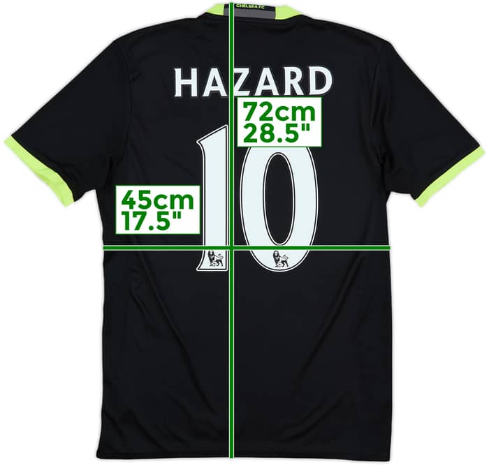 2016-17 Chelsea Away Shirt Hazard #10 - 8/10 - (S)