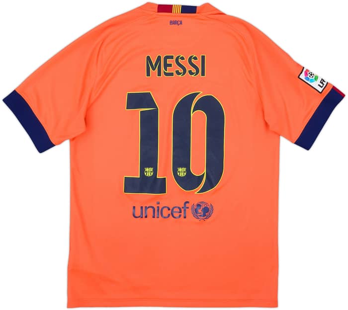 2014-15 Barcelona Away Shirt Messi #10 - 8/10 - (M)