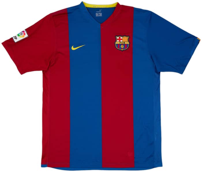 2006-07 Barcelona Home Shirt Ronaldinho #10 - 8/10 - (L)