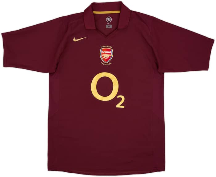2005-06 Arsenal Home Shirt Henry #14 - 7/10 - (L)