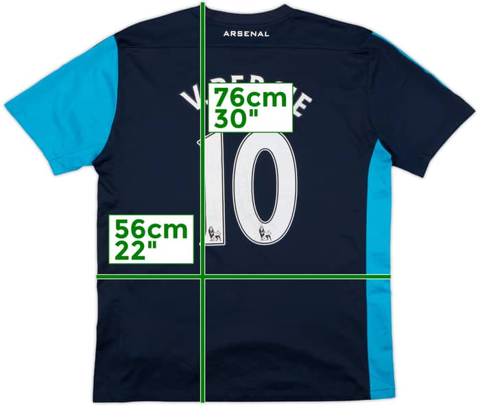 2011-12 Arsenal Away Shirt v.Persie #10 - 6/10 - (L)