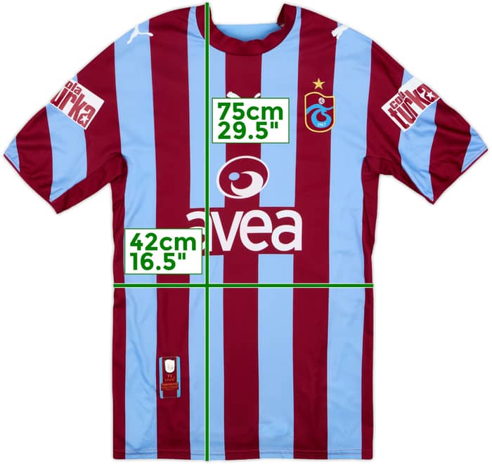 2006-07 Trabzonspor Home Shirt #35 - 8/10 - (S)