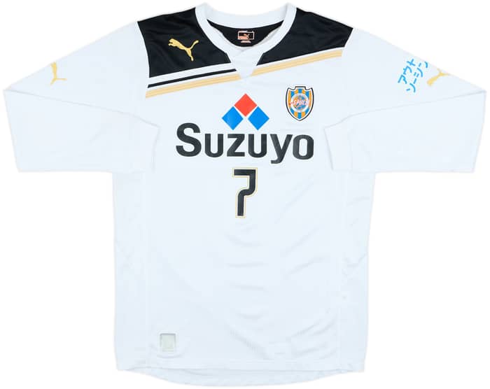 2011 Shimizu S-Pulse Away L/S Shirt #7 - 7/10 - (L)