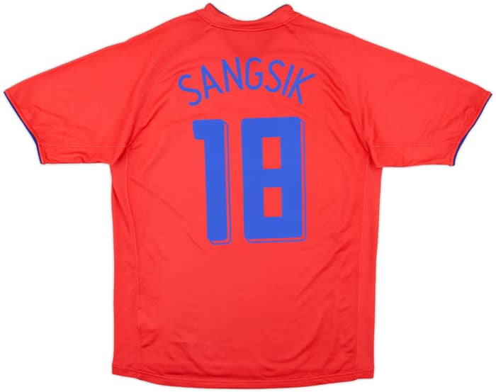 2006-08 South Korea Home Shirt Sang Sik #18 - 8/10 - (L)