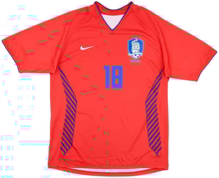 2006-08 South Korea Home Shirt Sang Sik #18 - 8/10 - (L)