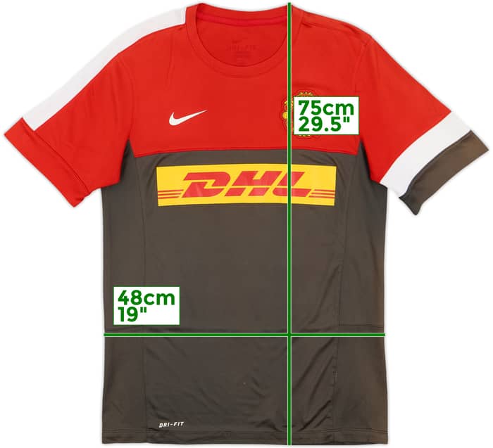 2012-13 Manchester United Nike Training Shirt - 7/10 - (L)