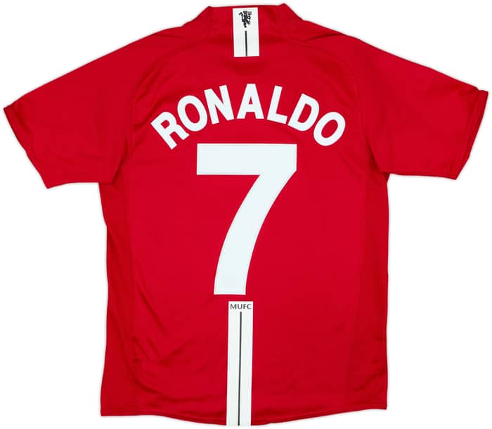 2007-09 Manchester United Home Shirt Ronaldo #7 - 6/10 - (S)