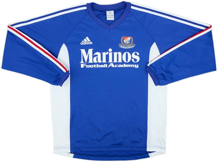 2012 Yokohama Marinos Academy Training L/S Shirt - 8/10 - (M/L)