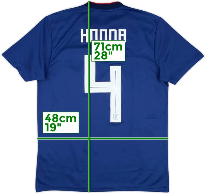2018-19 Japan Home Shirt Honda #4 - 6/10 - (S)