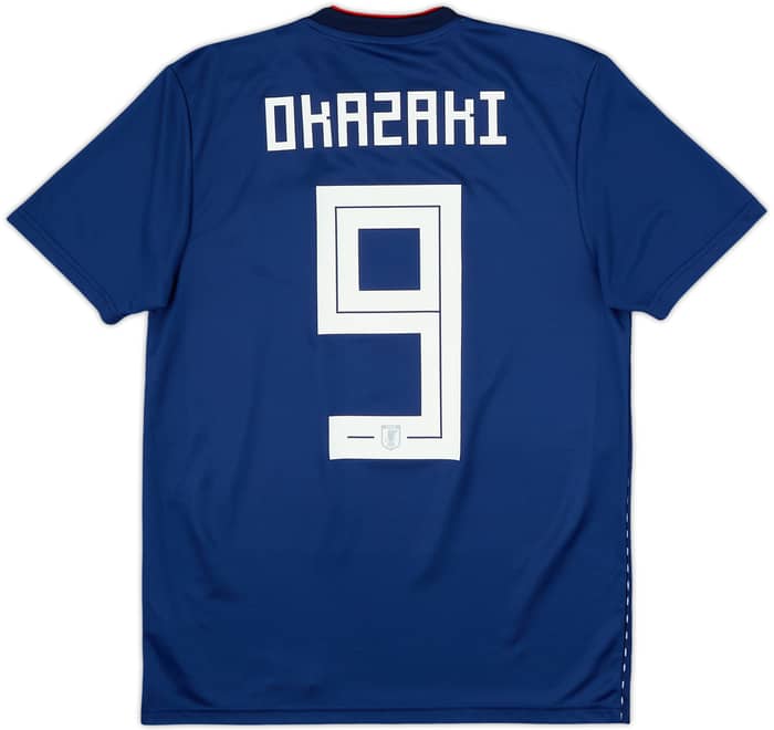 2018-19 Japan Home Shirt Okazaki #9 - 8/10 - (S)