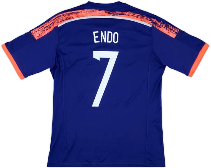 2013-15 Japan Home Shirt Endo #7 - 8/10 - (M)