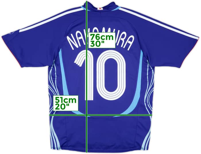 2006-08 Japan Home Shirt Nakamura #10 - 6/10 - (S)