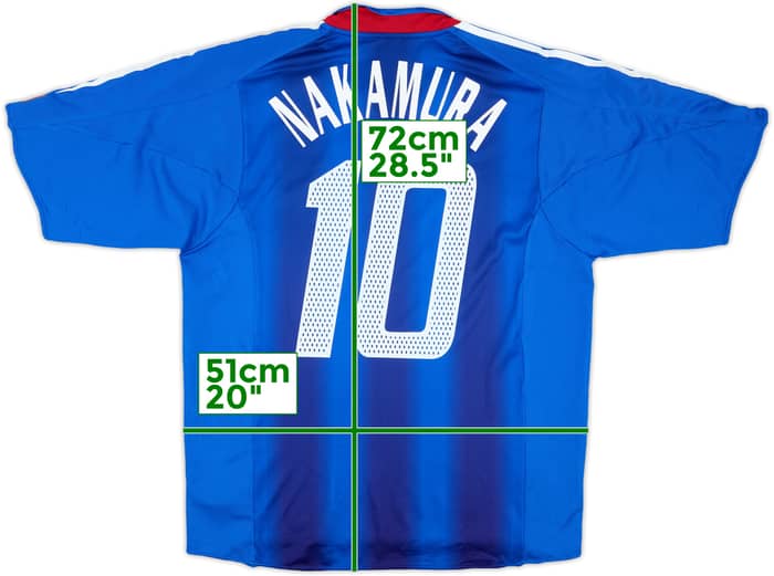 2004-06 Japan Home Shirt Nakaumura #10 - 8/10 - (M)