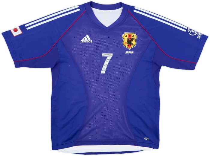 2002-04 Japan Player Issue Home Shirt Nakata #7 - 8/10 - (L)